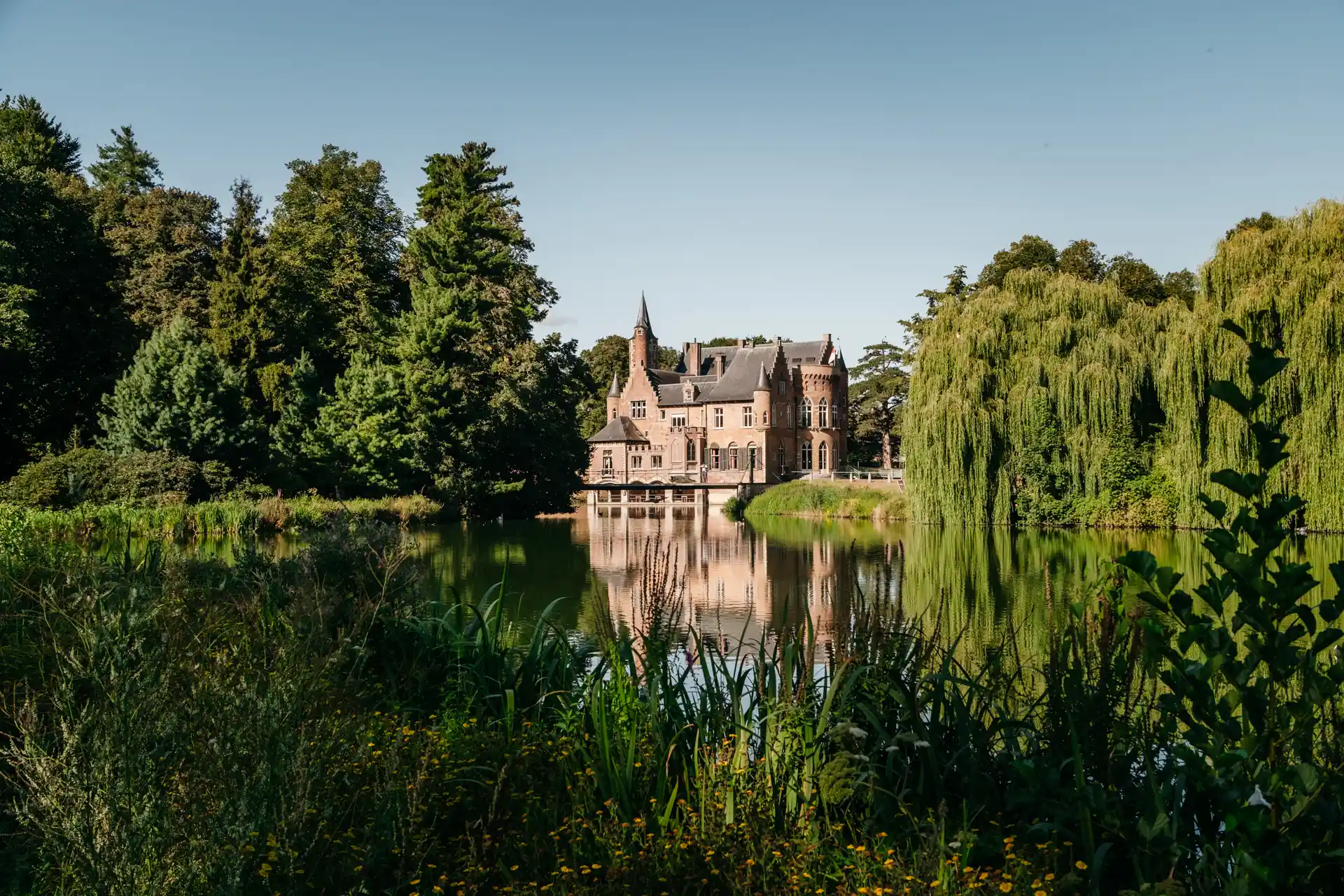 Château de Wissekerke près d'Anvers en Belgique